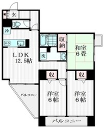 T′s garden東陽町の物件間取画像